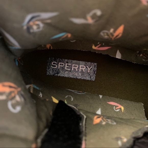 SPERRY | NIB Quilted Saltwater Classic Duck Boots in Black - SIZE W 8 only - Picture 7 of 10